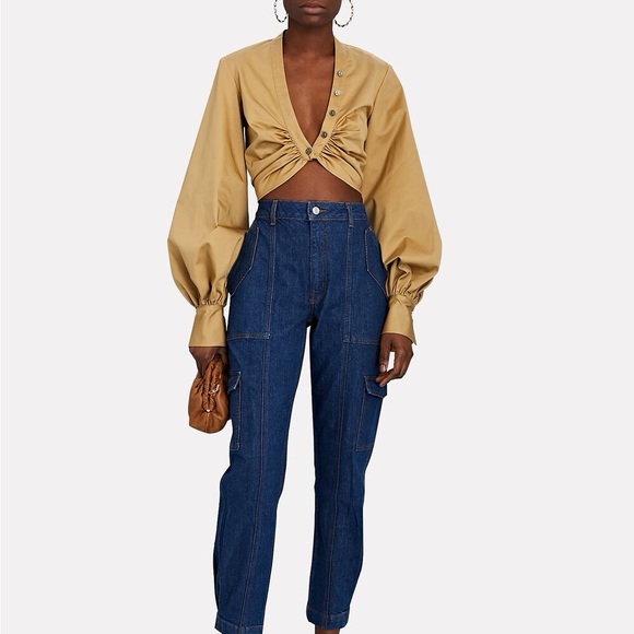 AUTEUR HARRI TOP, SZ S TAUPE NWT! - Picture 5 of 6